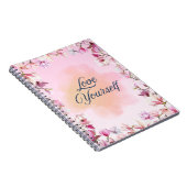 Love Yourself Elegant Notebook Notizblock (Rechte Seite)