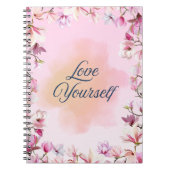 Love Yourself Elegant Notebook Notizblock (Vorderseite)