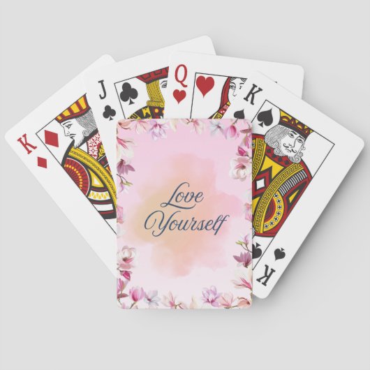 Love Yourself Playing Cards Spielkarten (Rückseite)