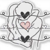 Love Yourself Self Care Aufkleber (Vorderseite)