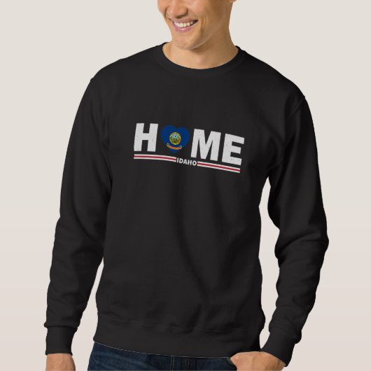 Love Zuhause Staat Idaho Roots Pride Sweatshirt (Vorderseite)