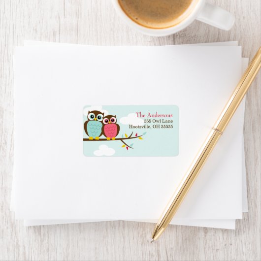 Loveable Owls Address Labels Adressaufkleber (Insitu)