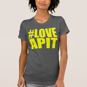 #LOVEAPIT Frauen-Gelb-Rennläufer - ANDERER T-Shirt