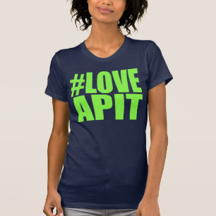 #LOVEAPIT Frauen-Grün-Rennläufer - ANDERER T-Shirt