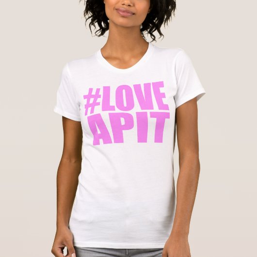 #LOVEAPIT Frauen-Rosa-Rennläufer - ANDERER T-Shirt (Vorderseite)