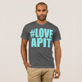 #LOVEAPIT Mens Blue T - Shirt - ANDERE FARBEN VERF (Vorne ganz)