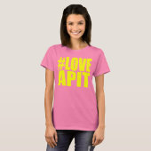 #LOVEAPIT Woman Yellow OM T - ANDERE FARBEN VERFÜG T-Shirt (Vorne ganz)