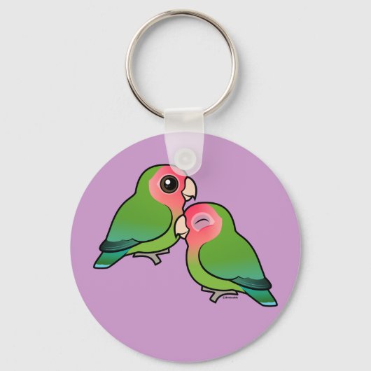 Lovebird Adorable Pair Schlüsselanhänger (Vorderseite)