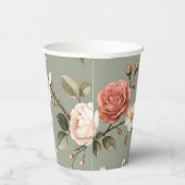 LoveBird Blumenelement-Papierbecher Pappbecher (Rechts)