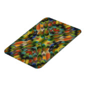 Lovebird feather kaleidoscope magnet (Linke Seite)