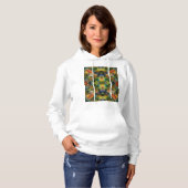 Lovebird Fether Kaleidoskop Hoodie (Vorne ganz)