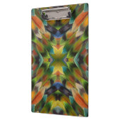 Lovebird Fether Kaleidoskop Klemmbrett (Links)