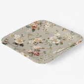 LoveBird Floral Party Teller (Gewinkelt)