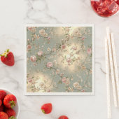 LoveBird Florale Lunchserviette Serviette (Beispiel)