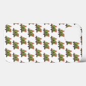 Lovebird Frenzy iPad Case (weiß) (Rückseite (Horizontal))