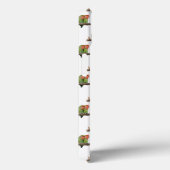 Lovebird Frenzy iPad Case (weiß) (Rückseite / Rechts)