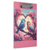 Lovebird Freundschaft Klemmbrett (Rechts)