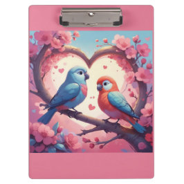 Lovebird Freundschaft Klemmbrett