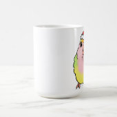 Lovebird in einem Hut Kaffeetasse (Mittel)