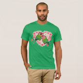 Lovebird Liebe Herz T-Shirt (Vorne ganz)