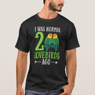 Lovebird Peach gegenüber Parrot Pet African Fische T-Shirt