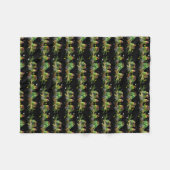 Lovebird Regenbogen Fleecedecke (Vorderseite (Horizontal))