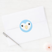 Lovebird-Sticker Runder Aufkleber (Umschlag)