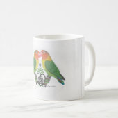 Lovebird-Tasse Kaffeetasse (VorderseiteRechts)