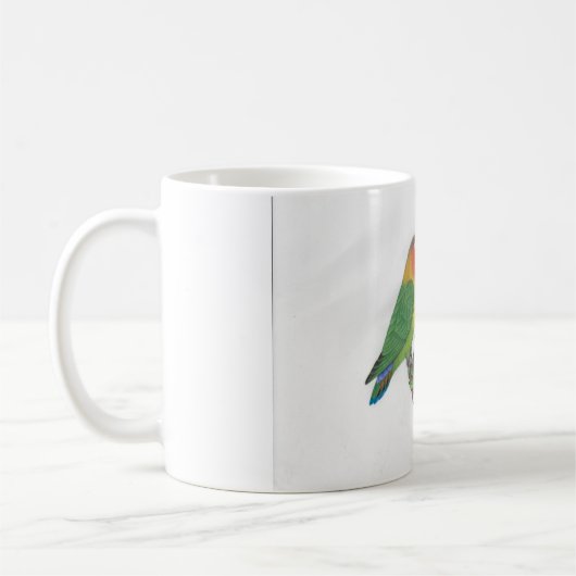 Lovebird-Tasse Kaffeetasse (Links)