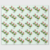 Lovebird-Zuckerstange Geschenkpapier (Flach)