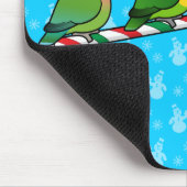 Lovebird-Zuckerstange Mousepad (Ecke)
