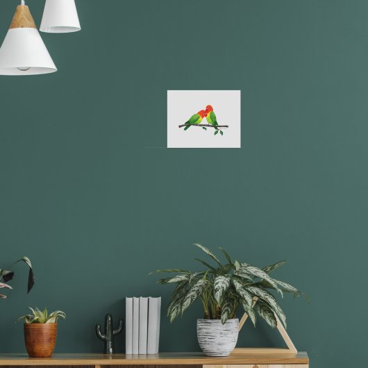 Lovebirds 11"x14" Print Poster (Wohnzimmer 1)
