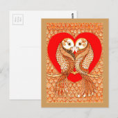 Lovebirds 2 postkarte (Vorne/Hinten)