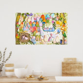 Lovebirds Art Illustration von Gemma Orte Designs Poster (Küche)