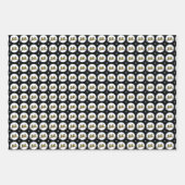 Lovebirds auf einem Kirschblütenkreis Geschenkpapier Set (Vorderseite 2)