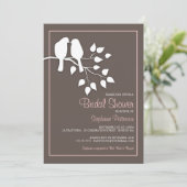 Lovebirds auf einer einladung (Stehend Vorderseite)