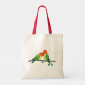 Lovebirds Budget-Tasche Tragetasche (Rückseite)