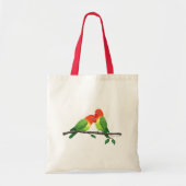 Lovebirds Budget-Tasche Tragetasche (Vorne)