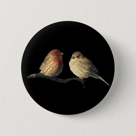 Lovebirds Button (Vorderseite)