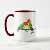 Lovebirds Combo-Tasse Tasse (Links)