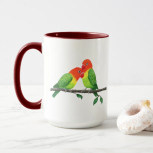 Lovebirds Combo-Tasse Tasse