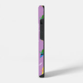 Lovebirds des Rainbow Colors Pattern iPhone Hülle (Linke Seite)