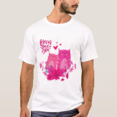 "Lovebirds Forever" - Sein & ihr Valentine T-Shirt (Vorderseite)