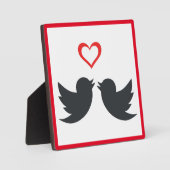 LOVEBIRDS FOTOPLATTE (Vorderseite)