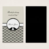 Lovebirds Gastgeschenk Hochzeit Gift Tags (Vorne & Hinten)