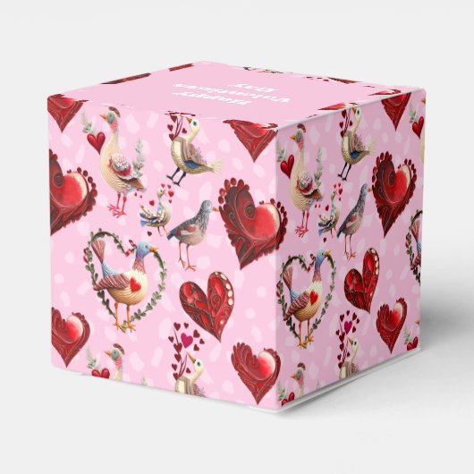 LoveBirds Geschenkschachtel (Rückseite)