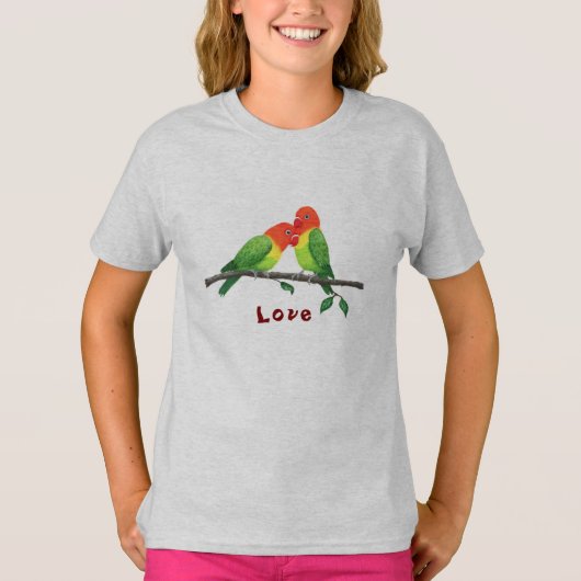 Lovebirds Girls T - Shirt (Vorderseite)
