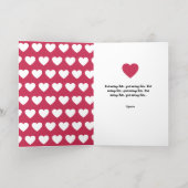 Lovebirds Gold Foil Custom Valentine's Day Card (Innen Abgelegt)