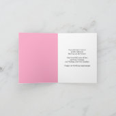 Lovebirds Happy 1st Anniversary  Karte (Innenseite)