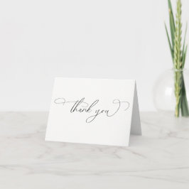 Lovebirds Hochzeit Minimalistisch Danke, Card VS 2 Dankeskarte